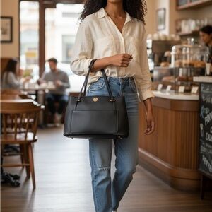 Anne Klein Black Women's Tote Bag